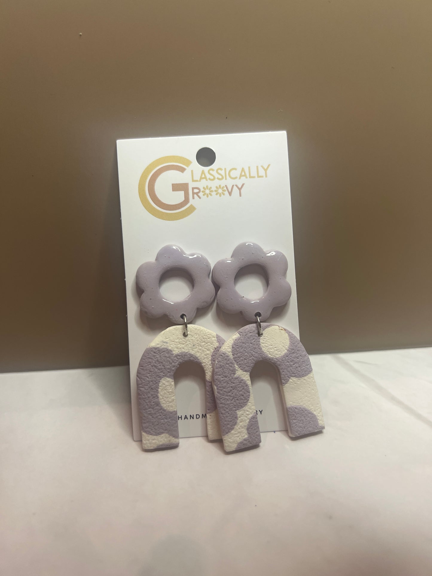 Lilac Arch Earrings