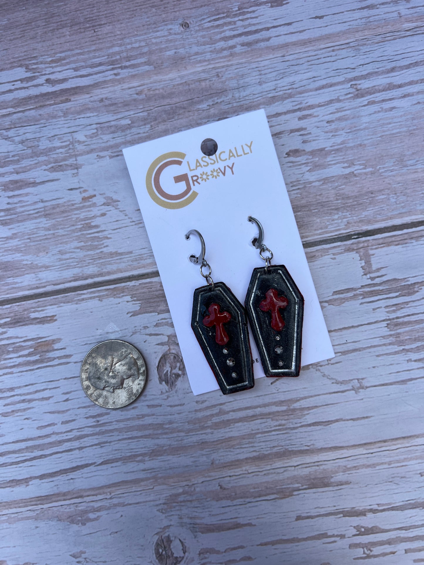 Coffin Earrings