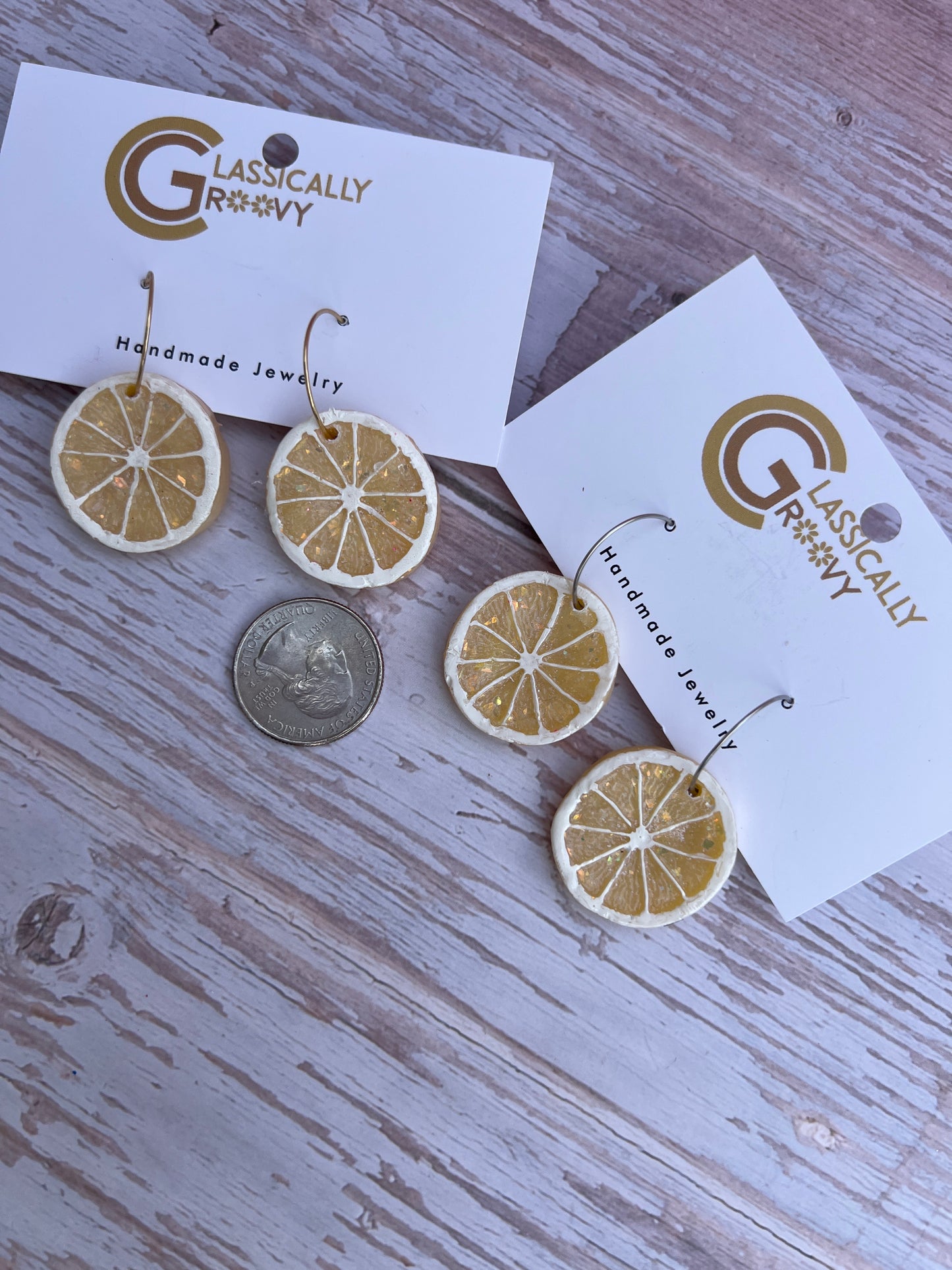 Lemon Slice Hoops