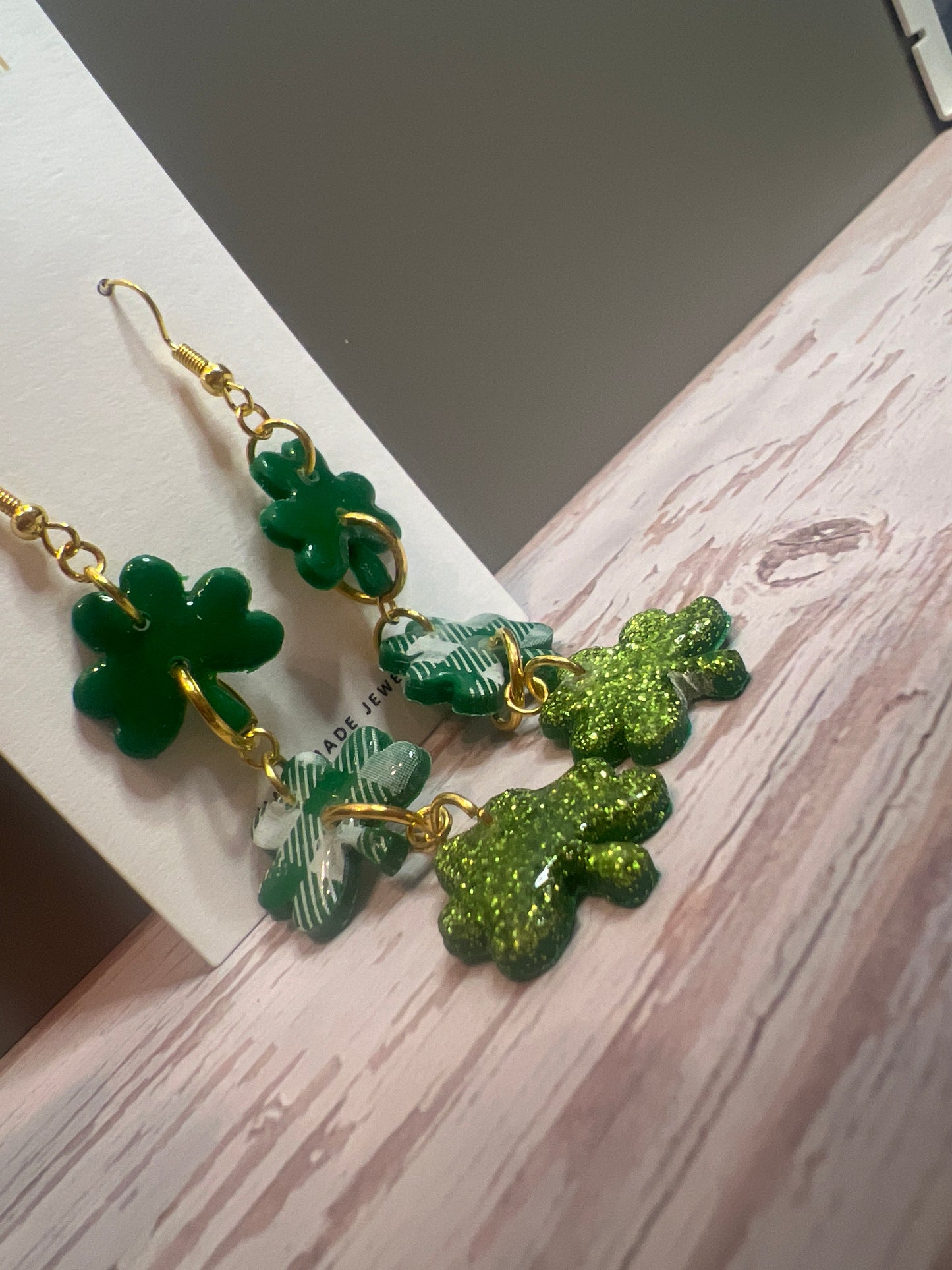 Triple Clover Earrings