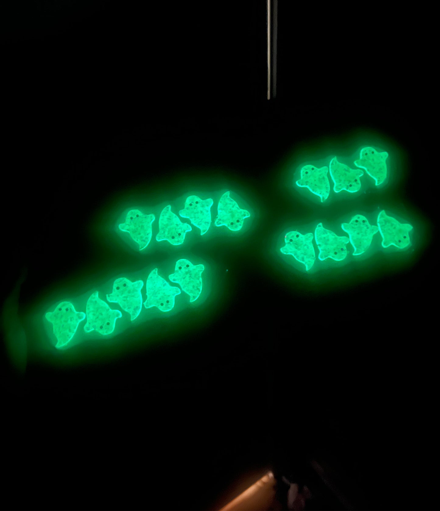 *Glowing Ghost Earrings