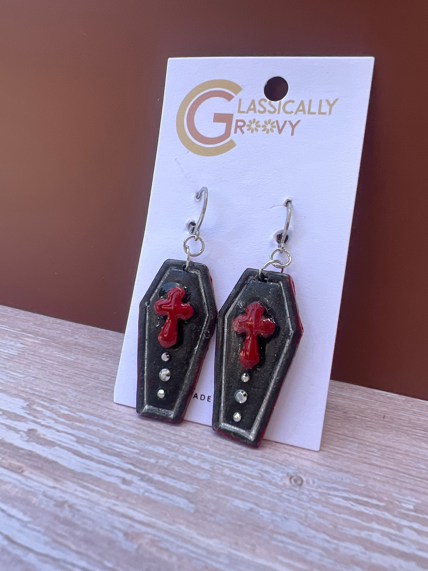 Coffin Earrings