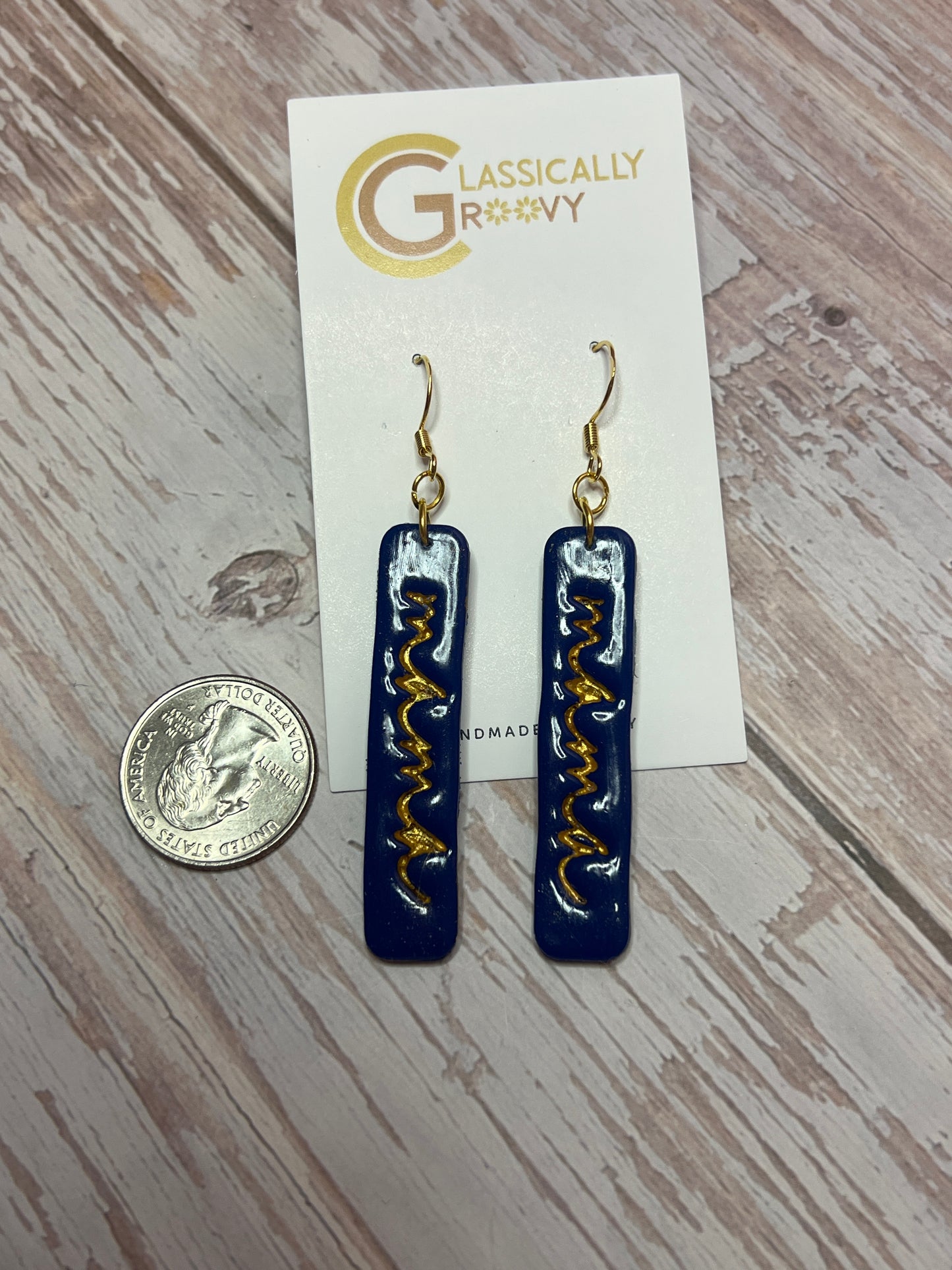 Navy Mama Jewelry Set