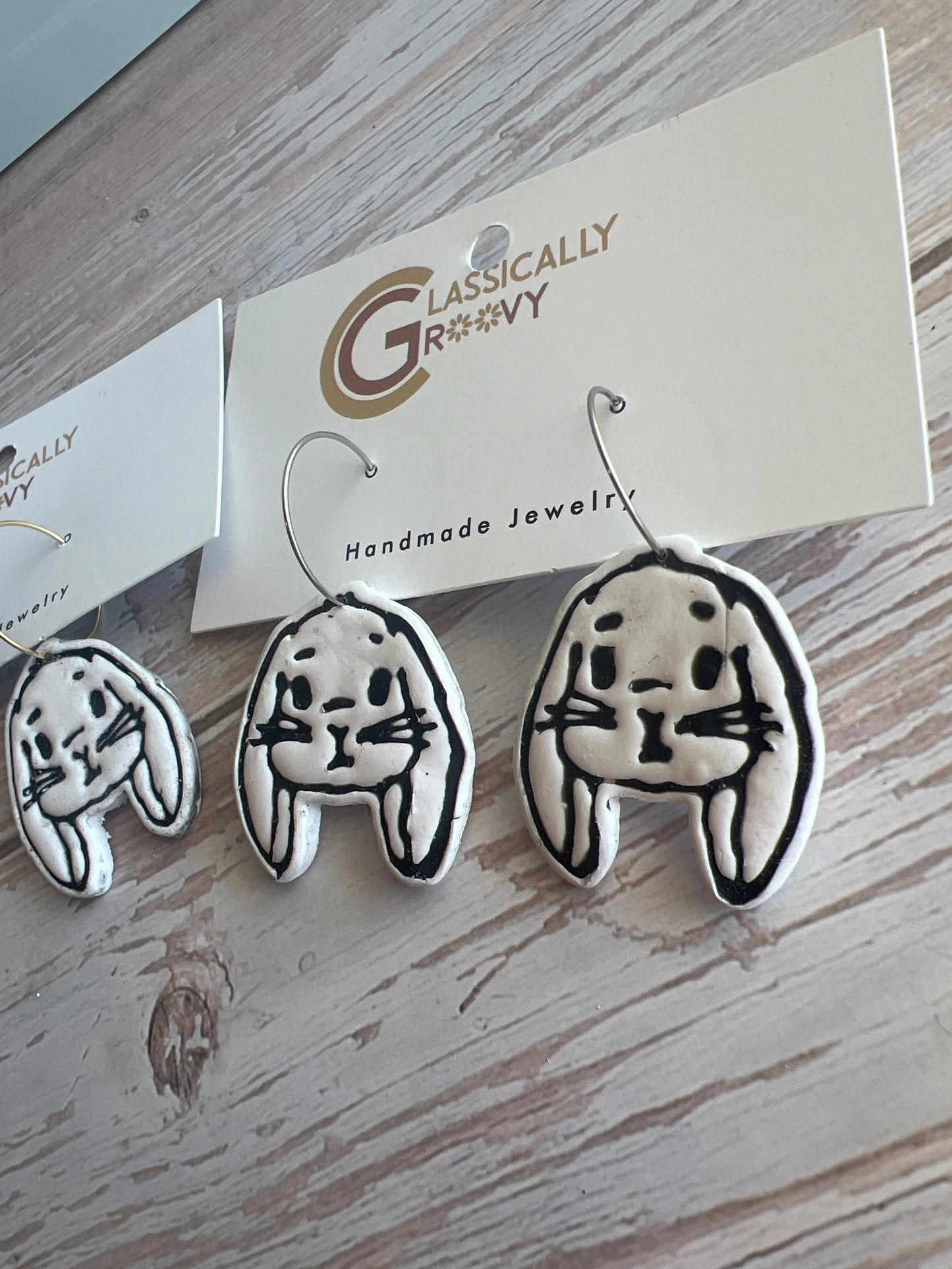 Bunny Hoop Earrings