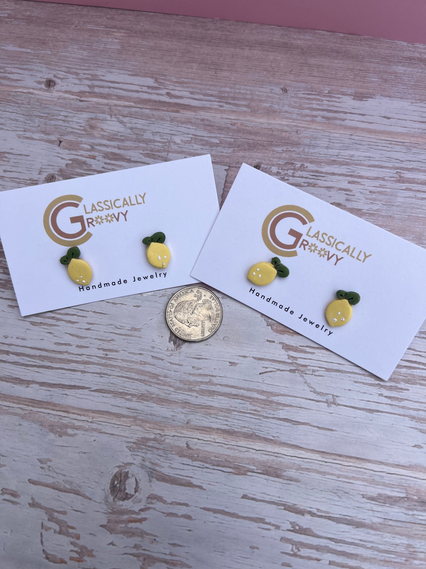 Lemon Mini Studs