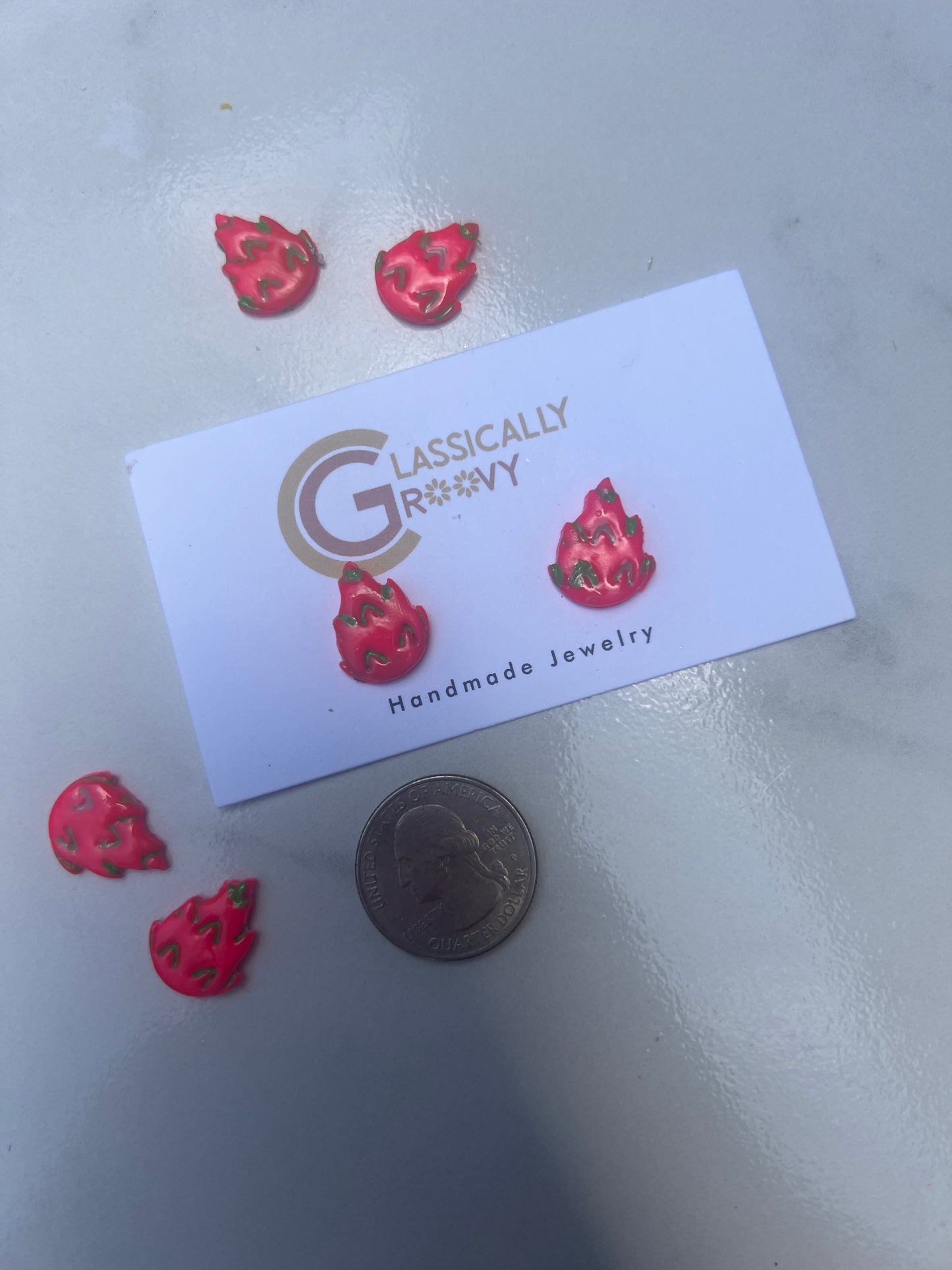 Dragonfruit Mini Studs