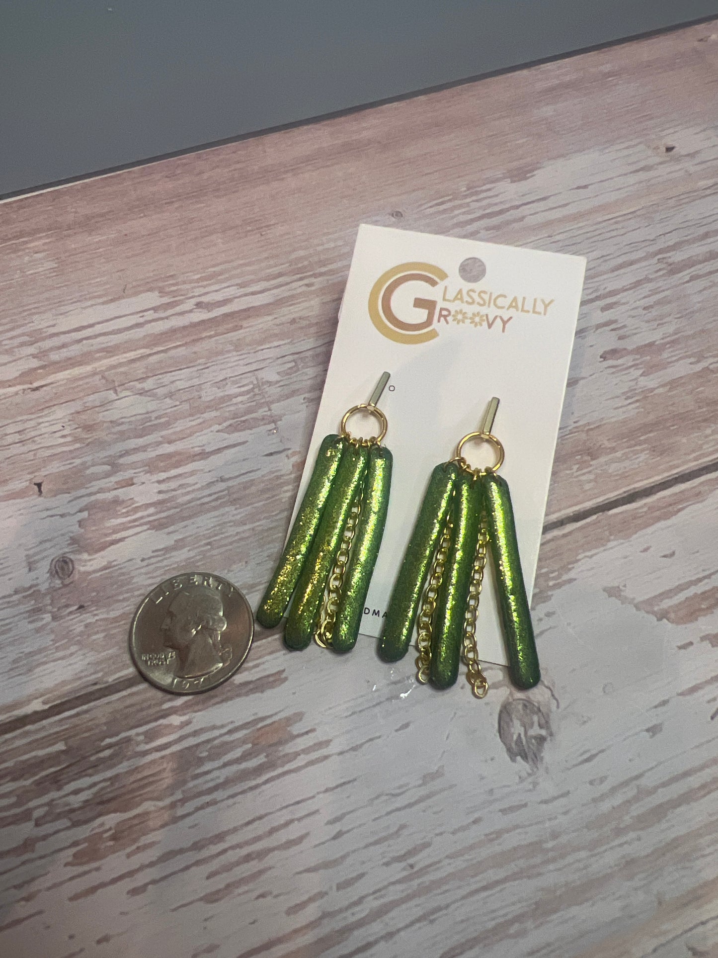 Emerald Earring and Necklace Set