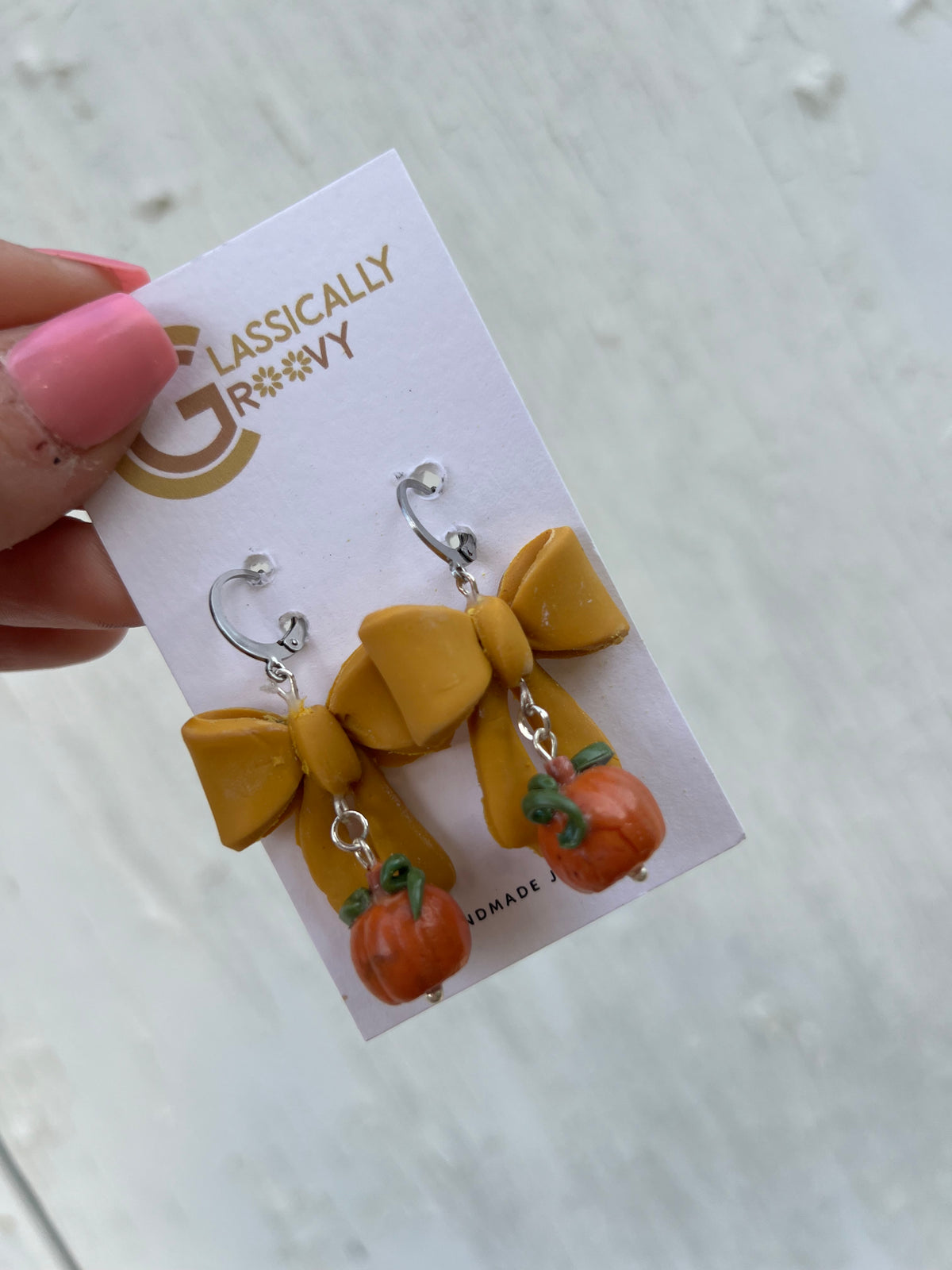 Pumpkin Tied Earrings