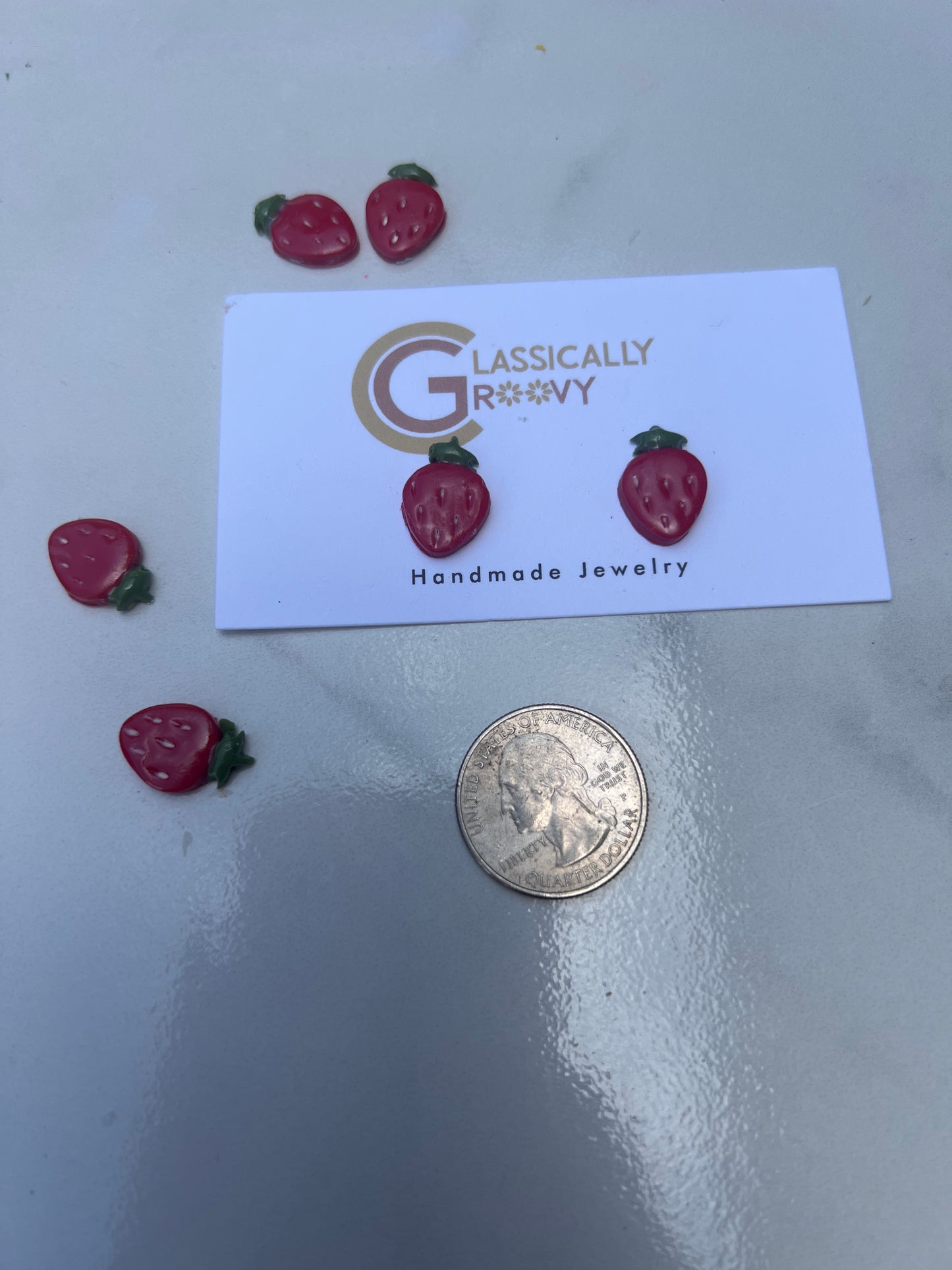 Strawberry Mini Studs