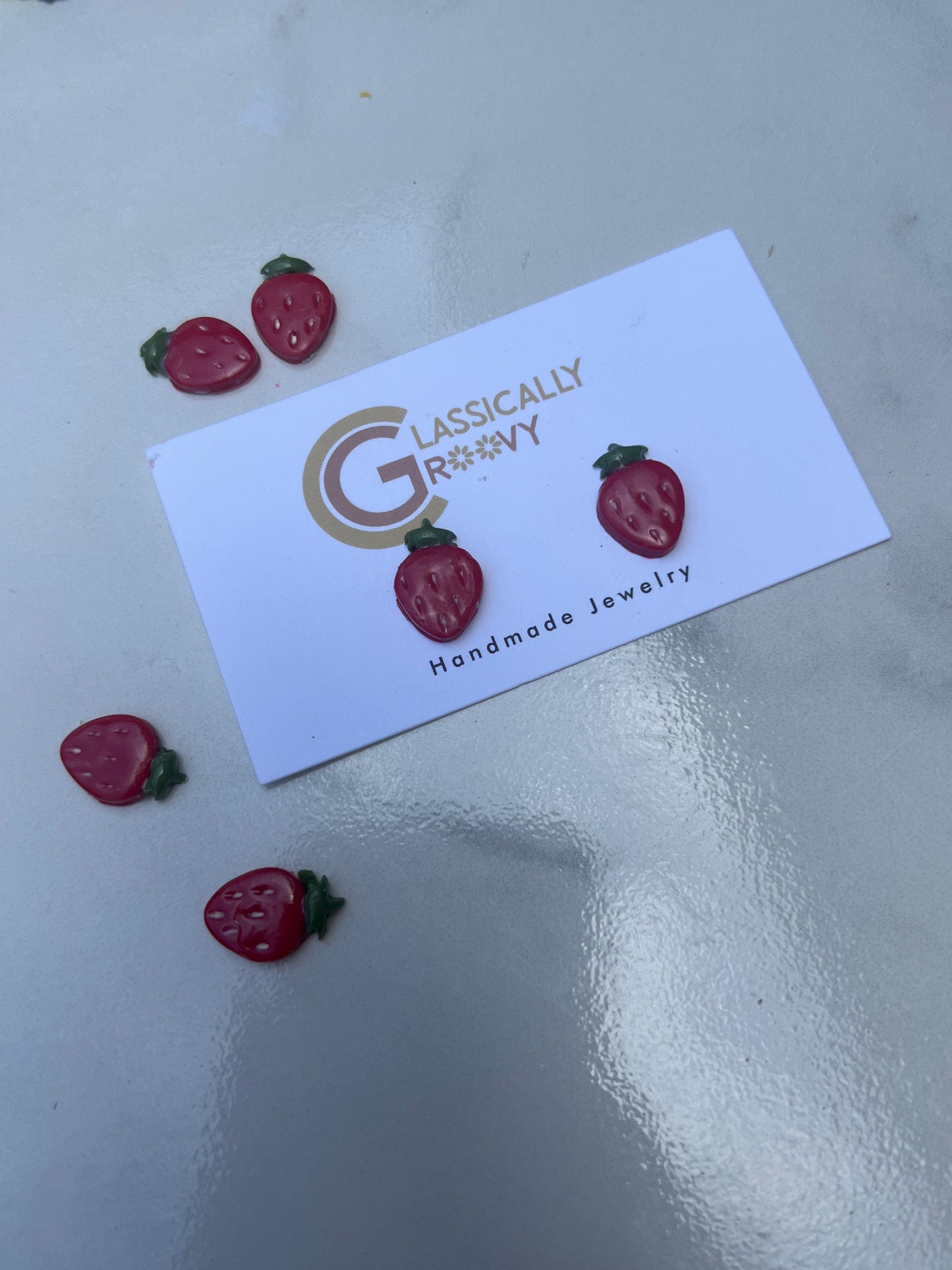 Strawberry Mini Studs
