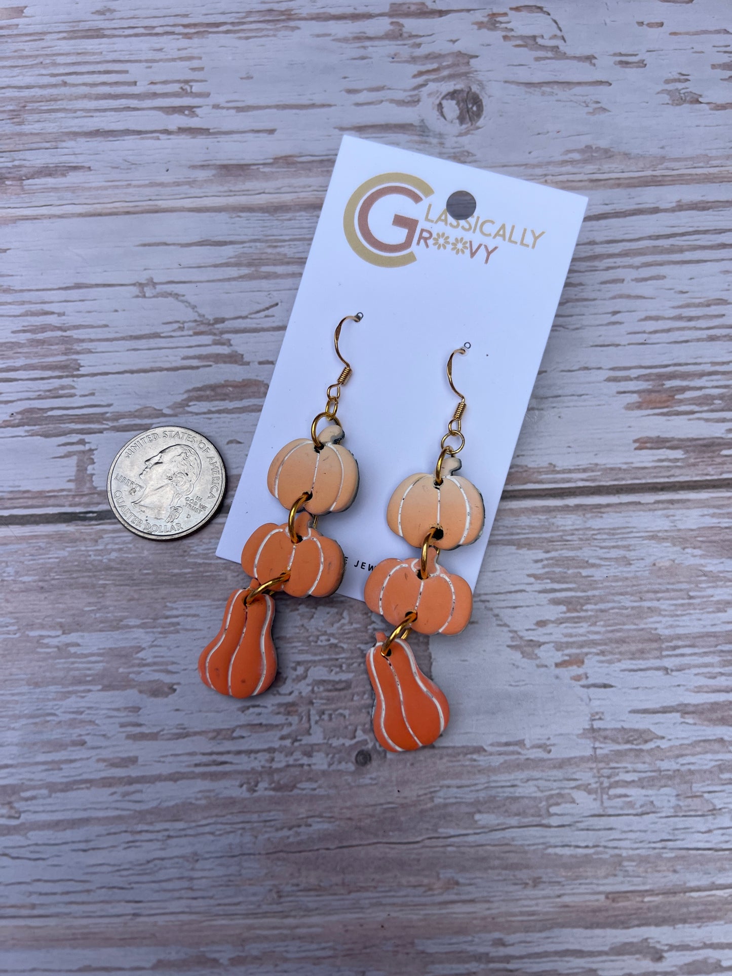 Ombré Pumpkin Earrings