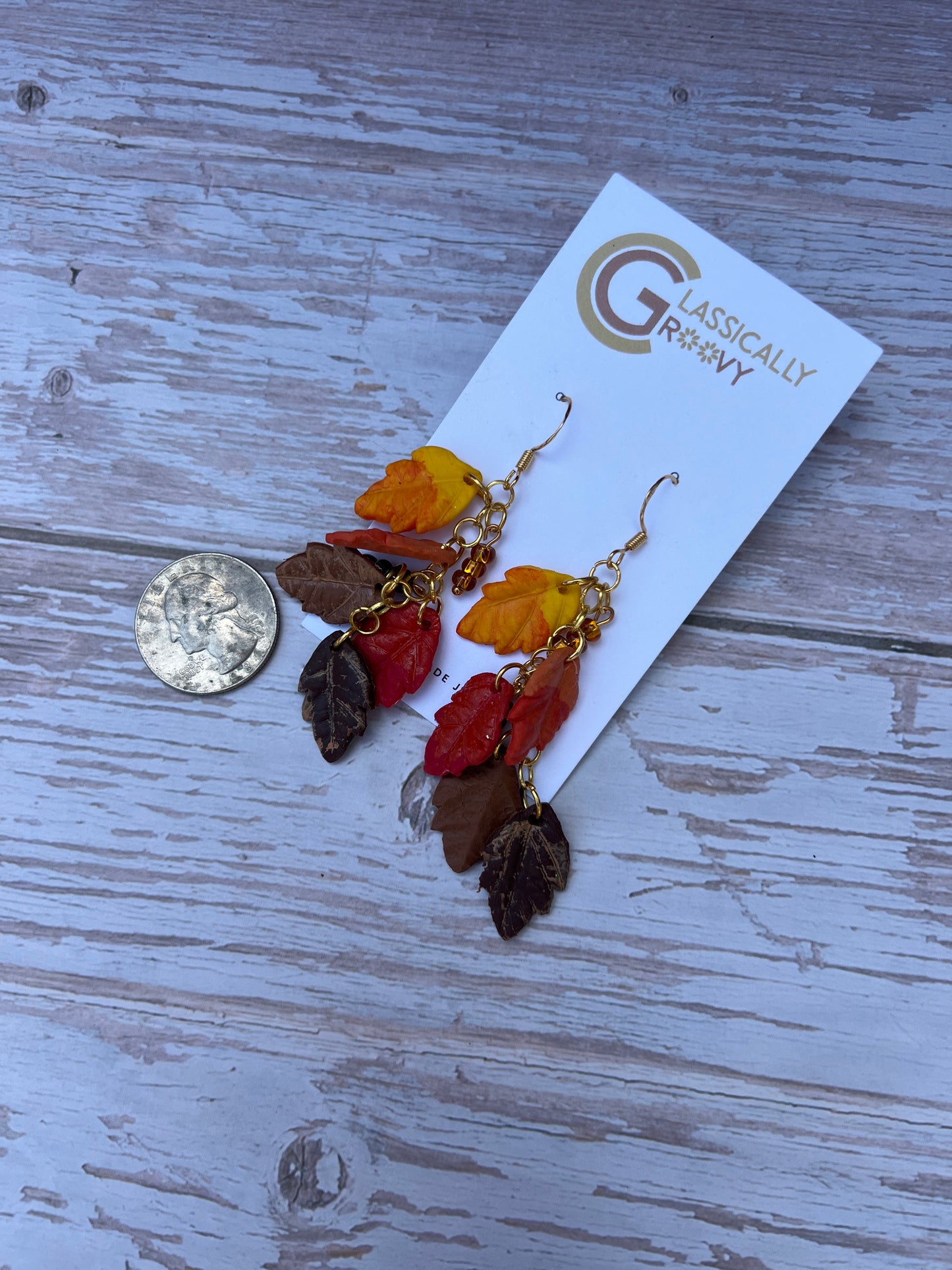 Falling Leaf Earrings
