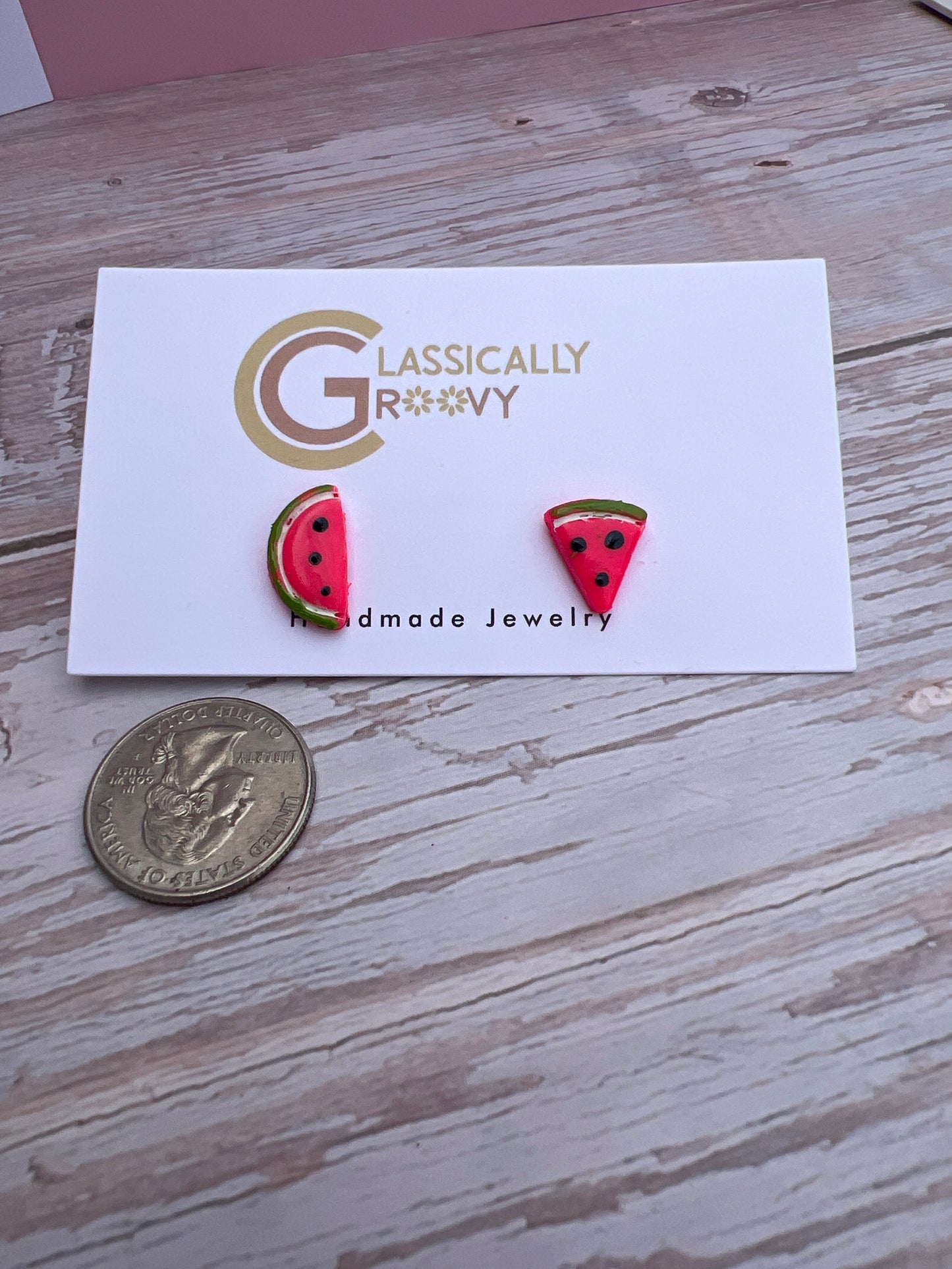 Watermelon Mini Studs