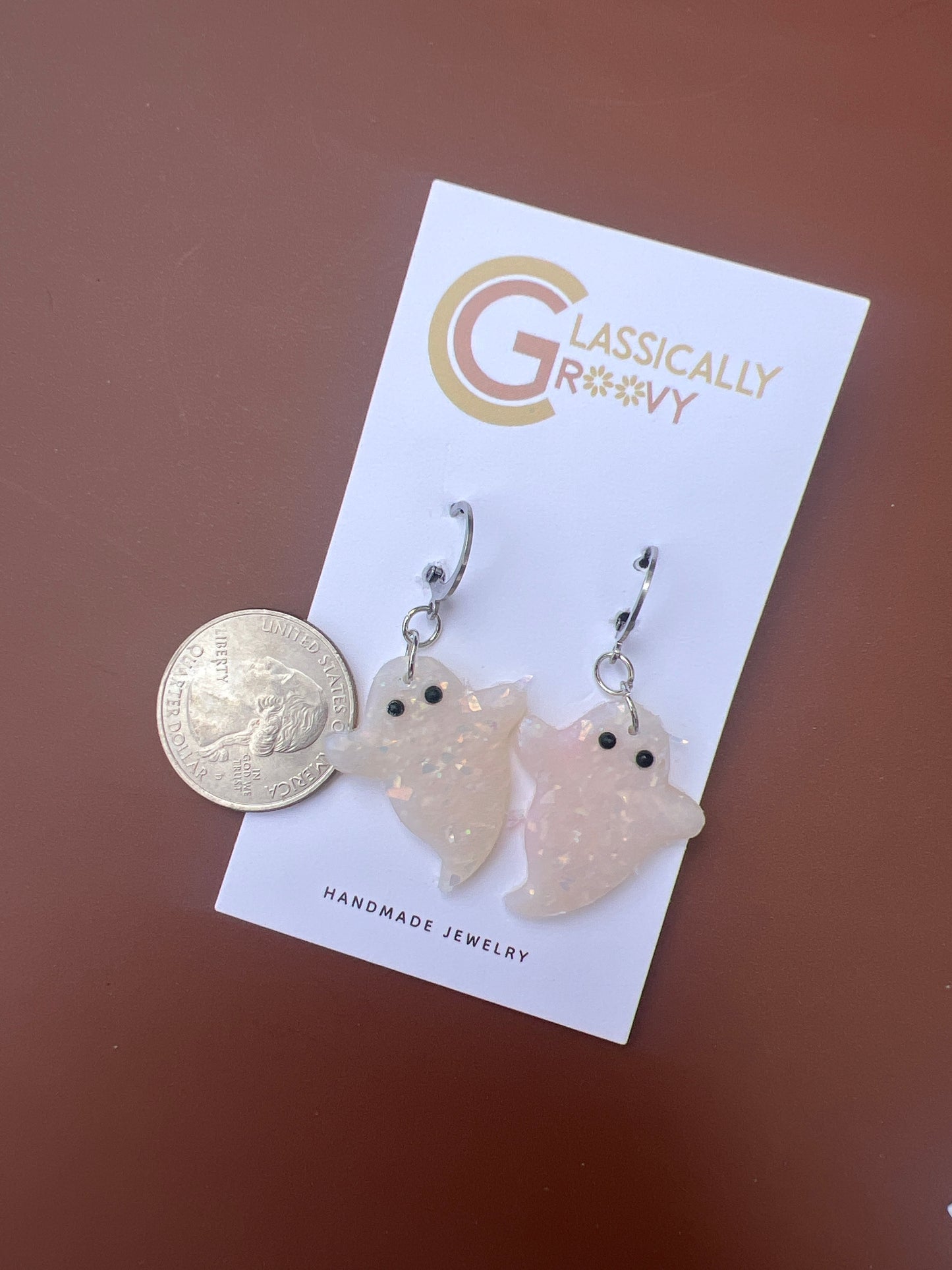*Glowing Ghost Earrings