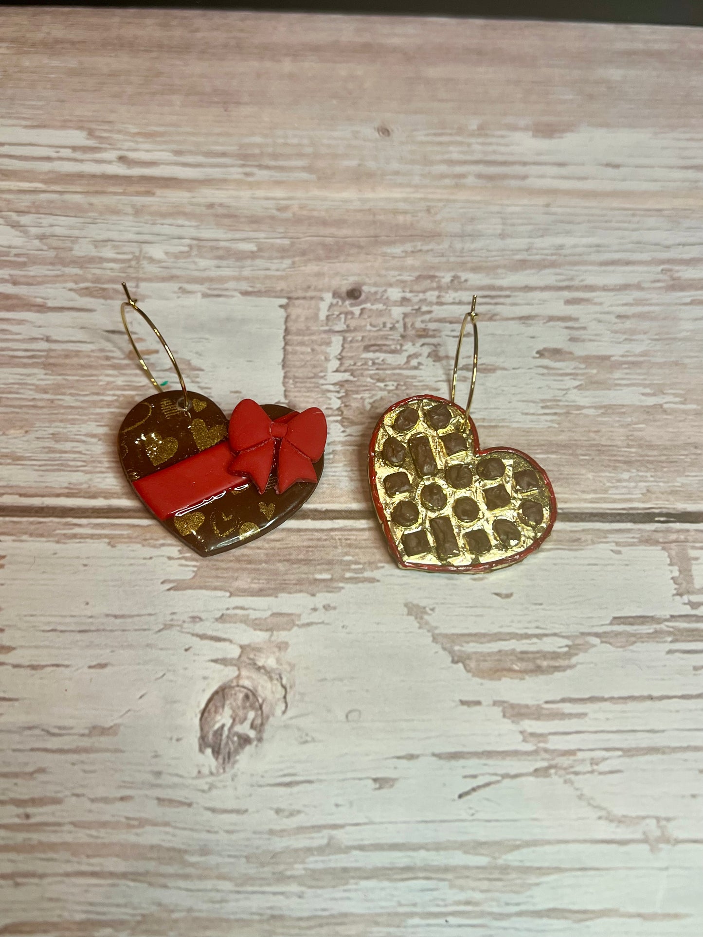 Chocolate Heart Box Hoops