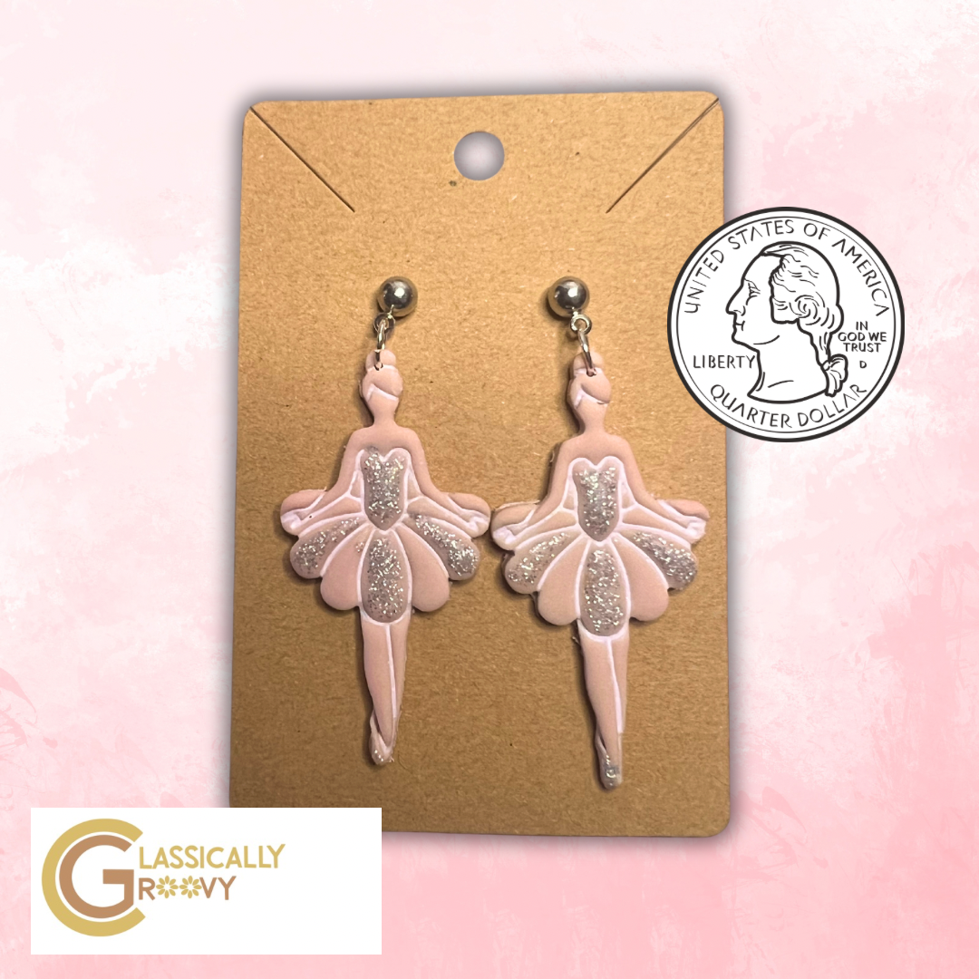 Sparkly Ballerina Earrings