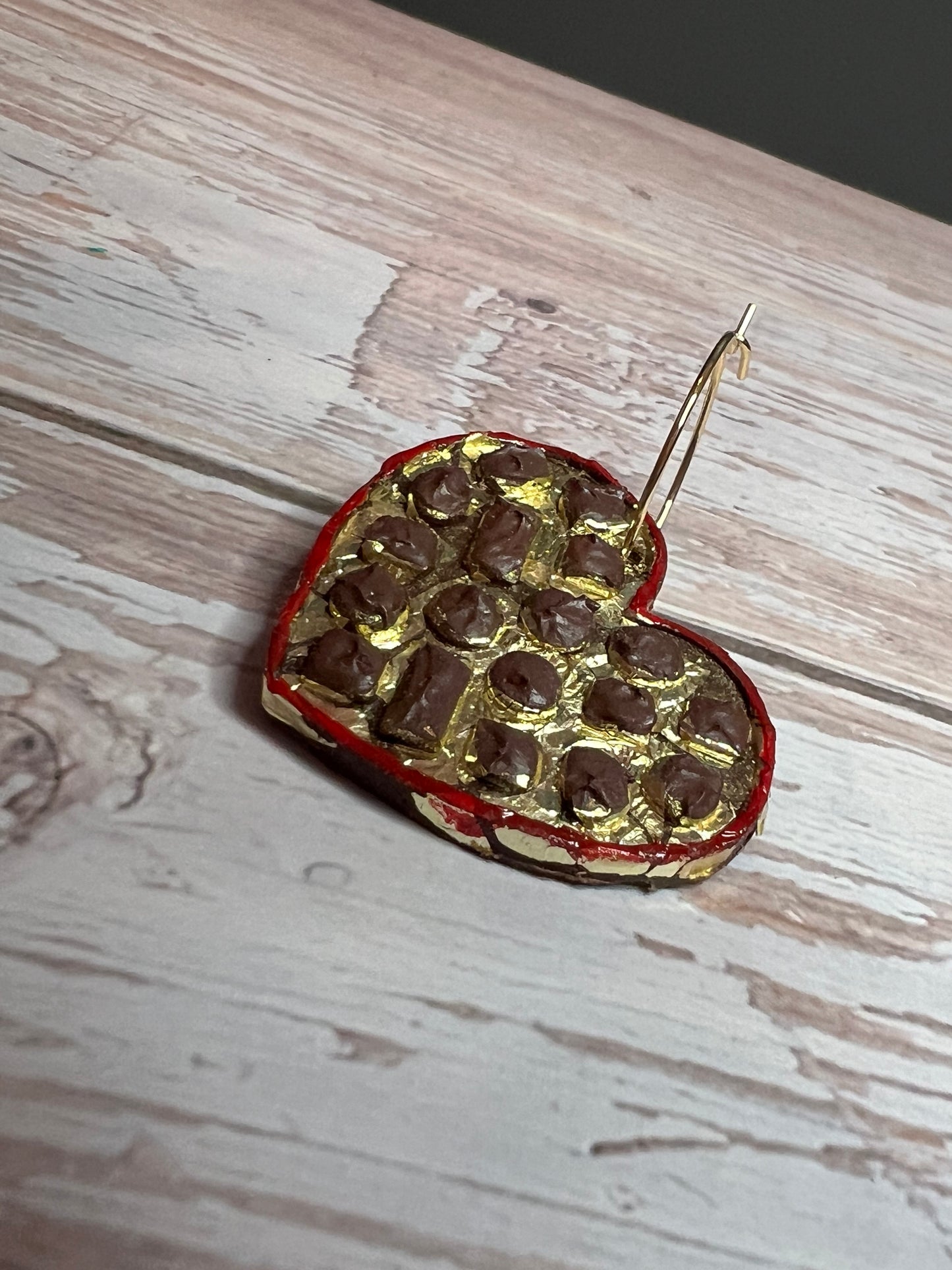 Chocolate Heart Box Hoops