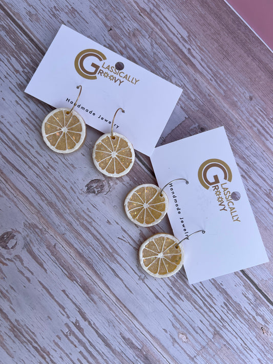Lemon Slice Hoops