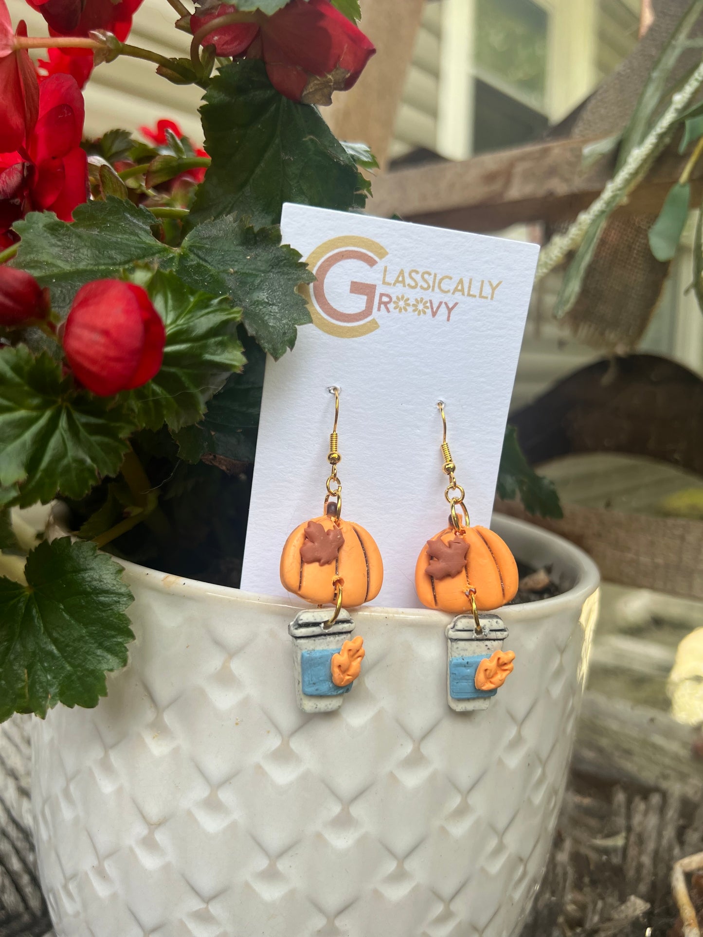 Pumpkin Spice Earrings