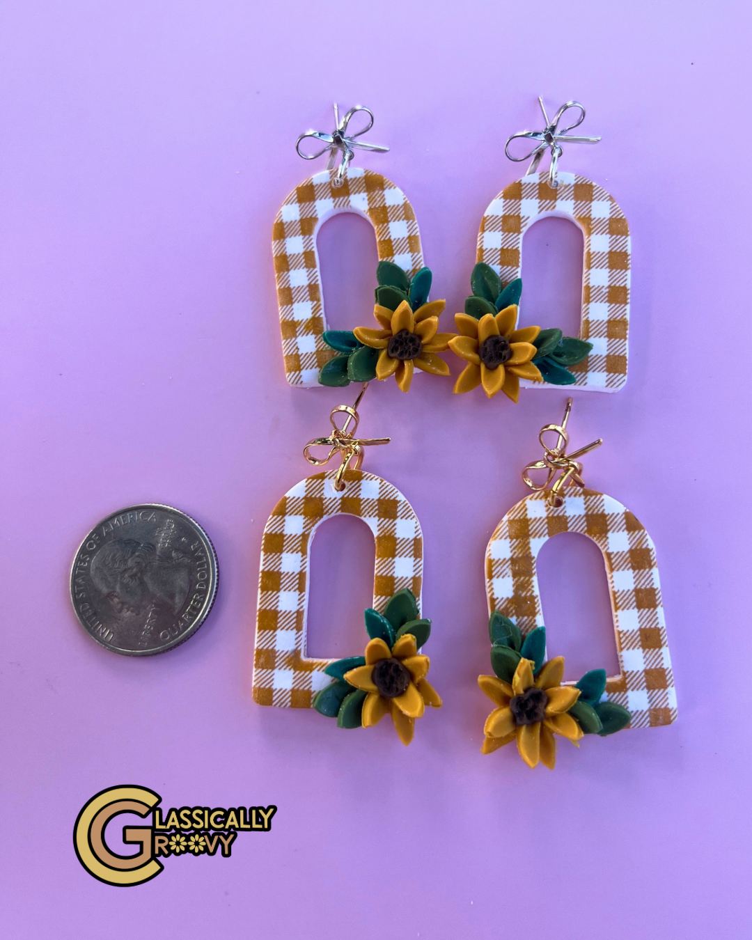 Sunflower Picnic Earrings