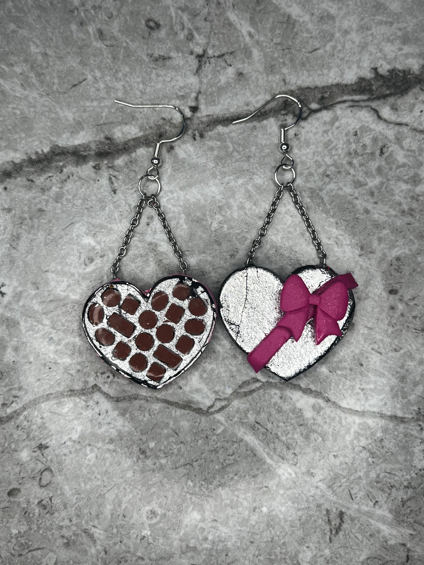 Valentine Chocolate Box Earrings