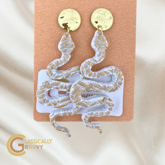 Fancy Snake Earrings