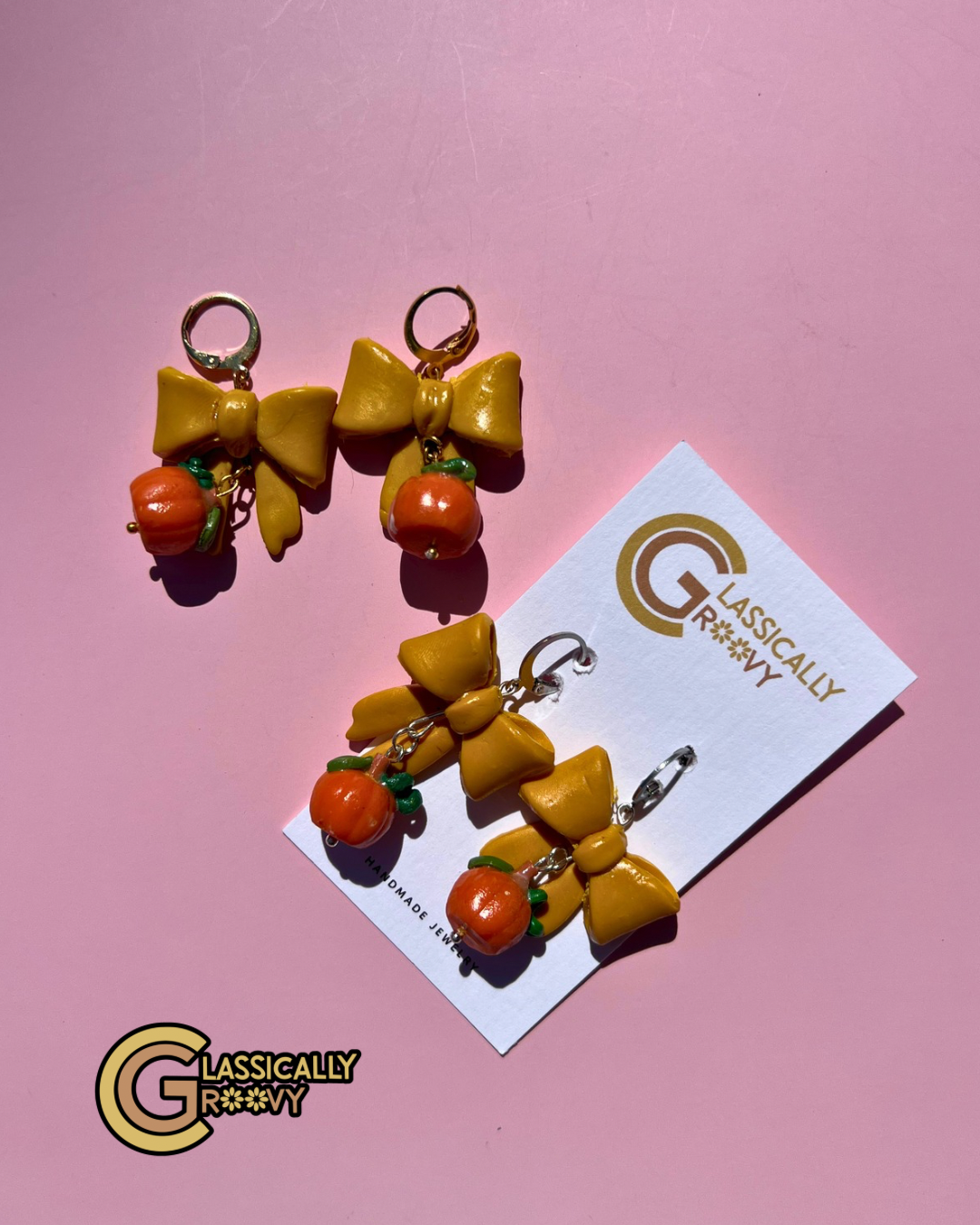 Pumpkin Tied Earrings