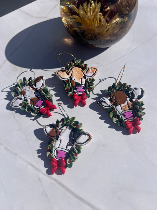 Christmas Cow Hoops