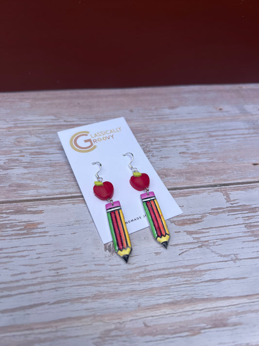 Color Pencil earrings