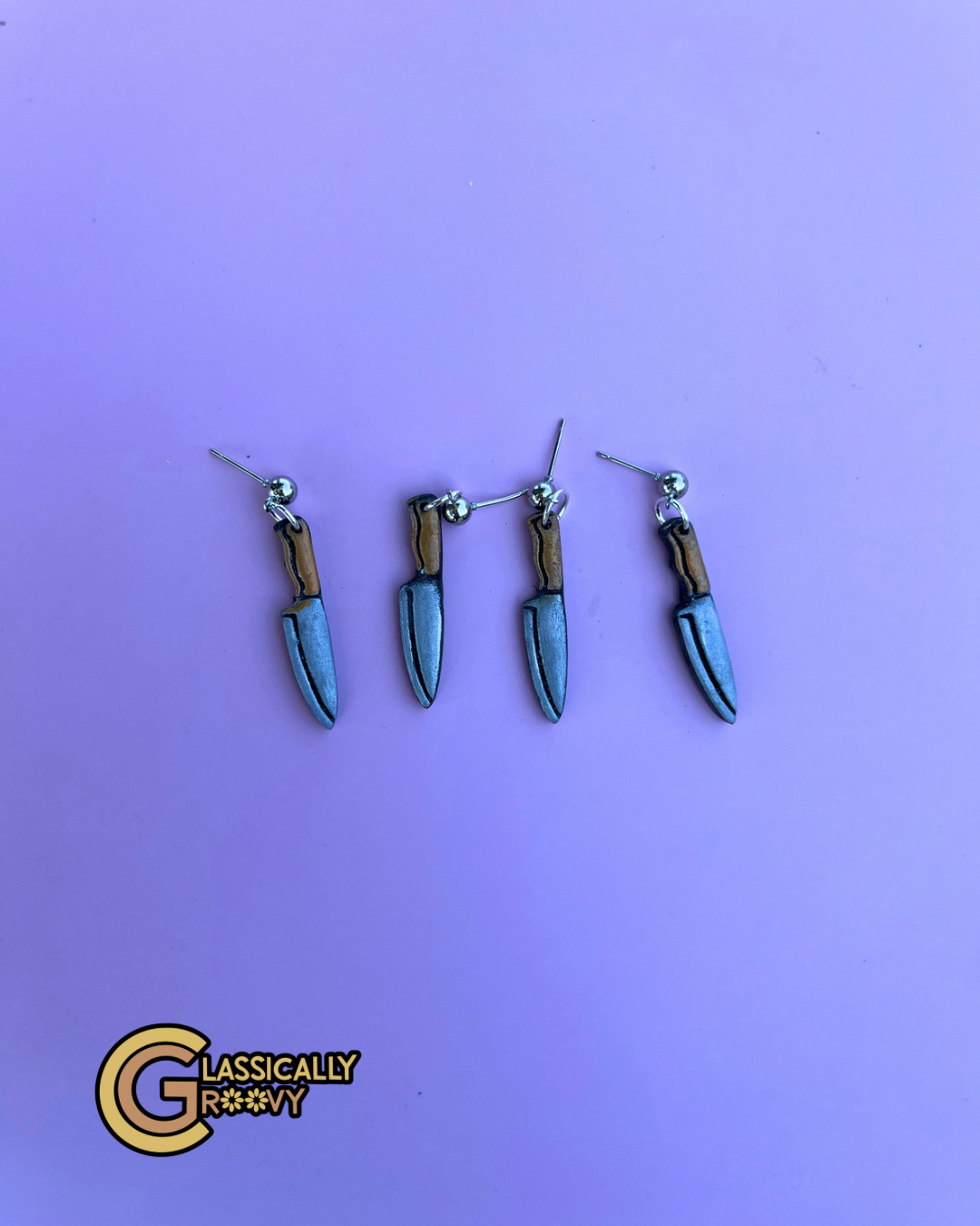 Butcher Knife Earrings