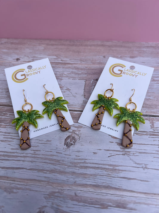 Palm Tree Earrings