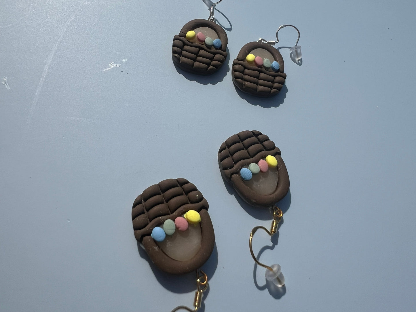 Simple Easter Basket Earring