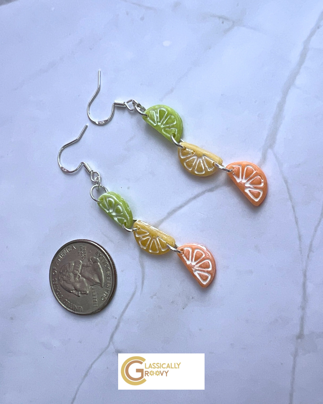 Citrus Dangle Earrings
