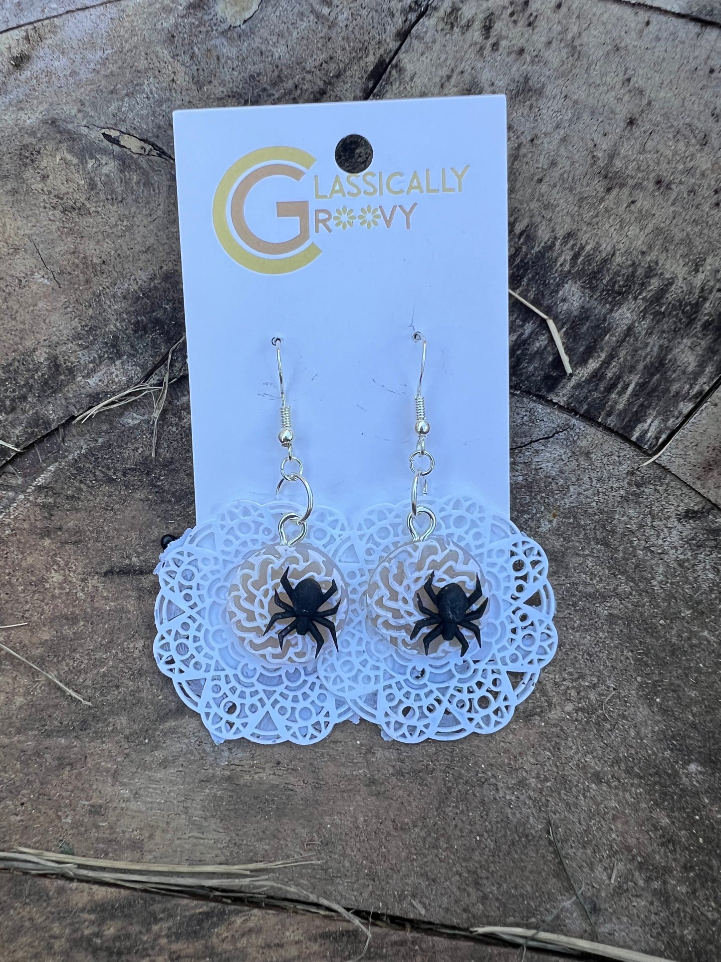 Spider web Earrings