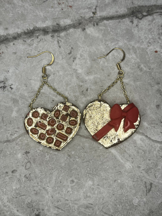 Valentine Chocolate Box Earrings