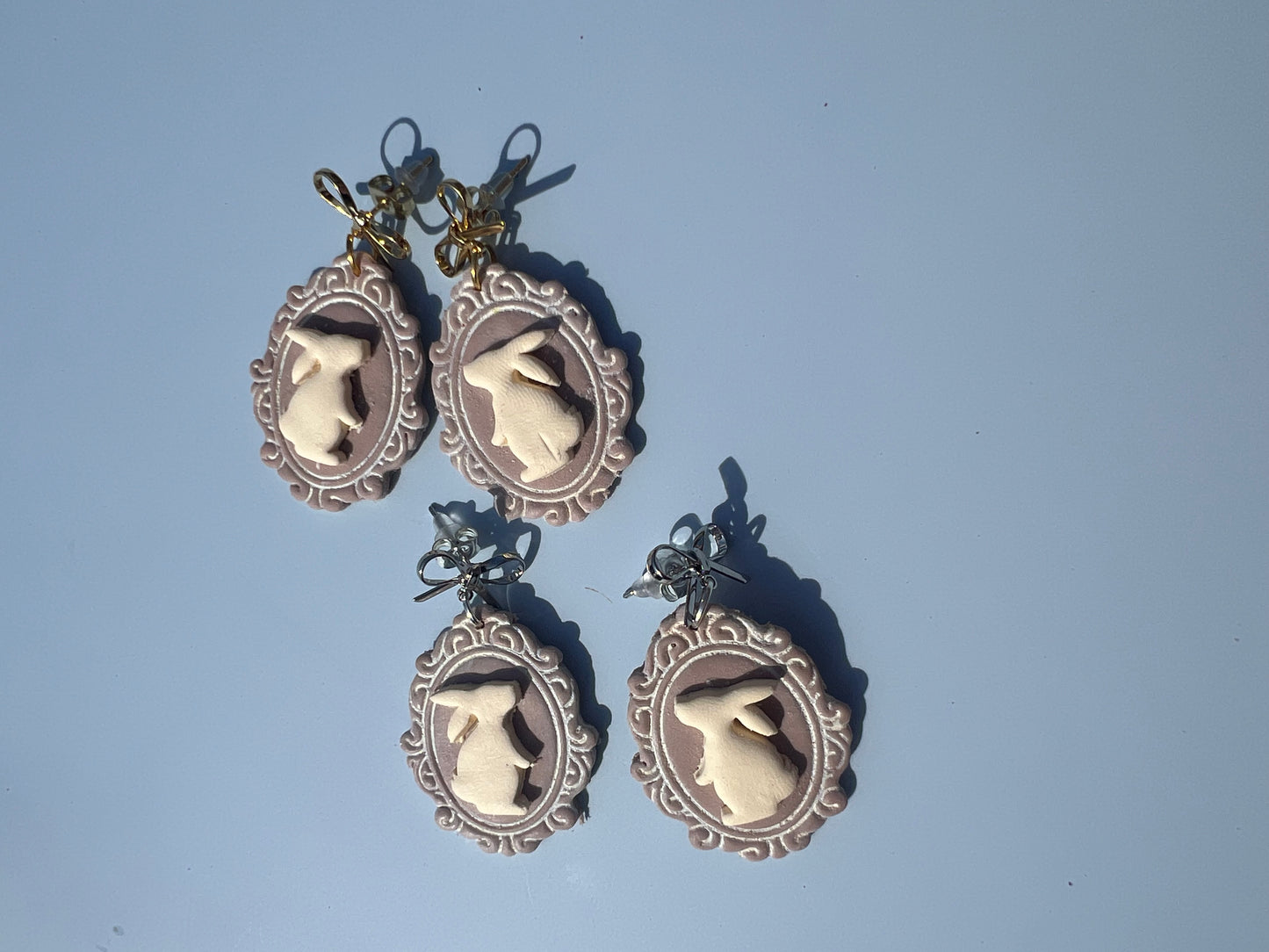 Vintage Inspired Bunny Earring