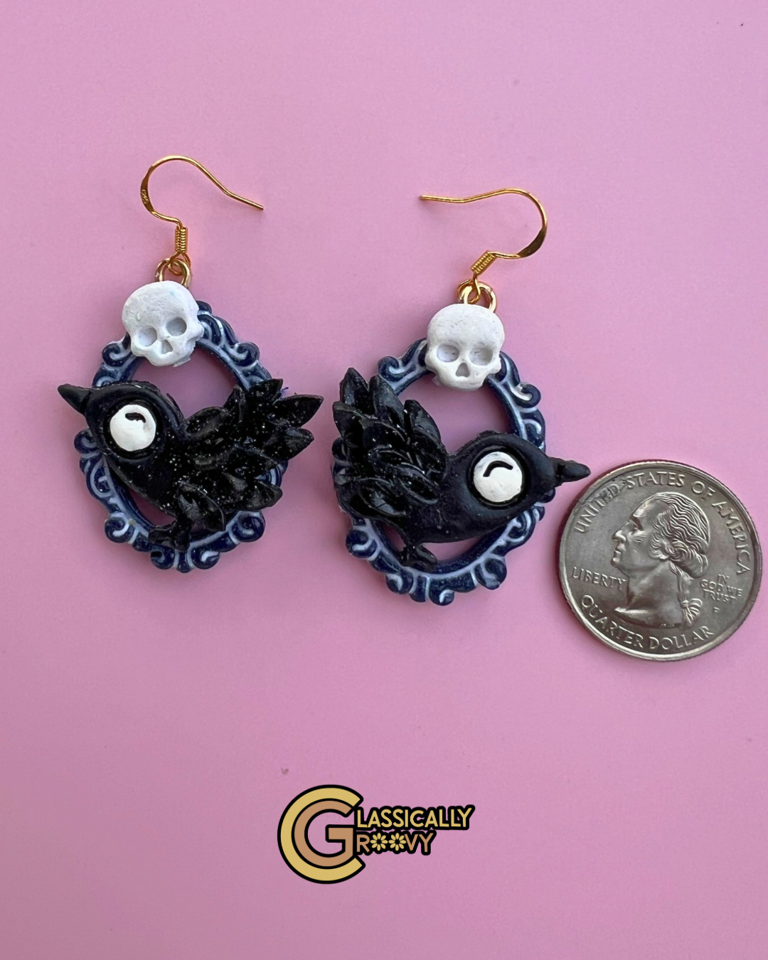 Raven Earrings