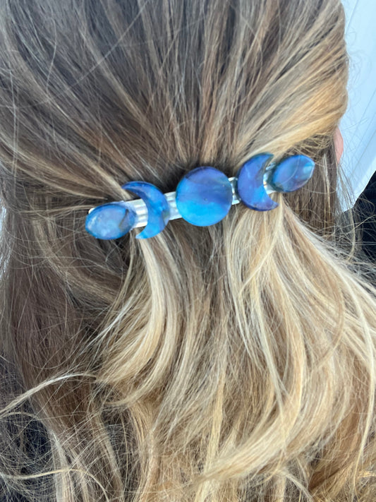 Moon Phase Hair Clip