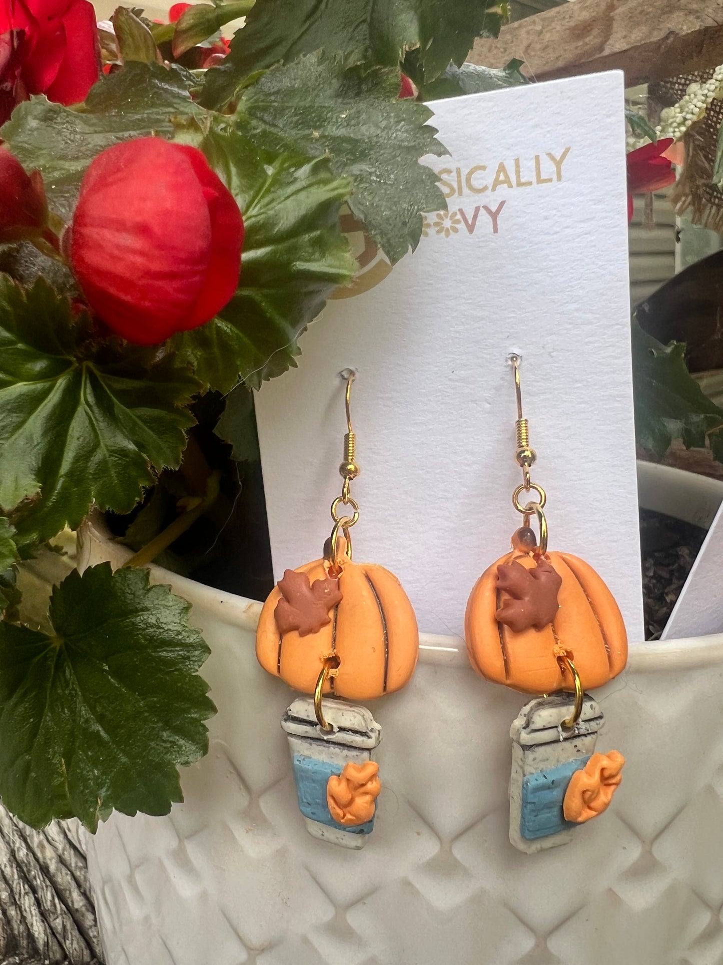 Pumpkin Spice Earrings