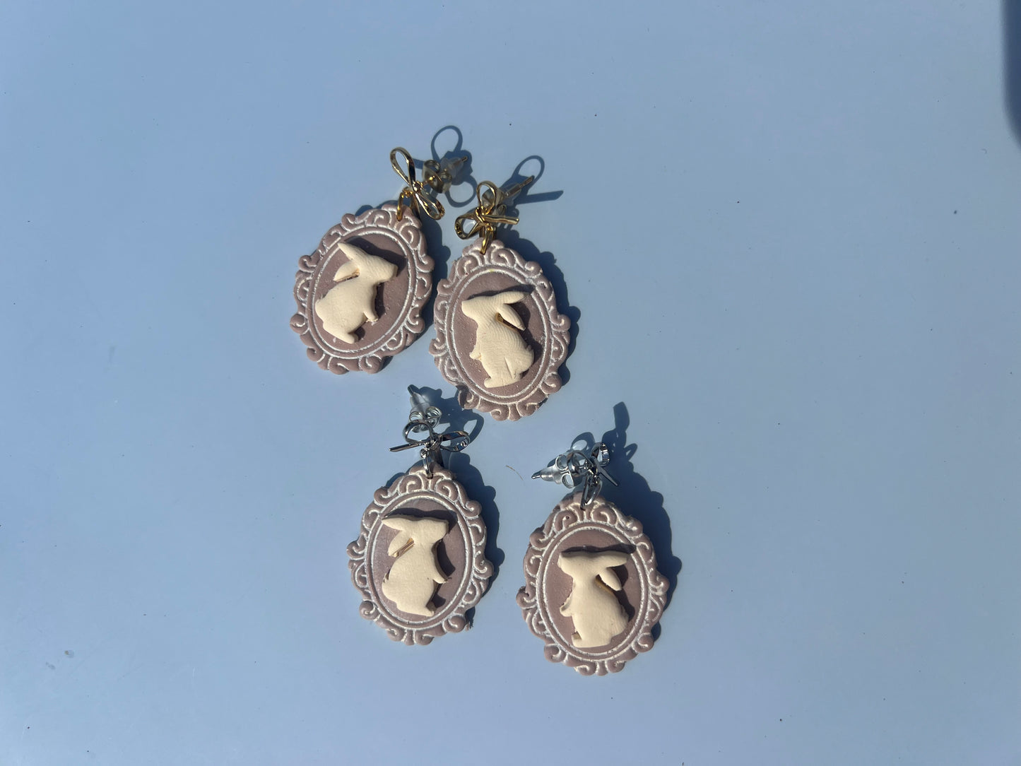 Vintage Inspired Bunny Earring