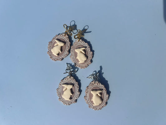 Vintage Inspired Bunny Earring