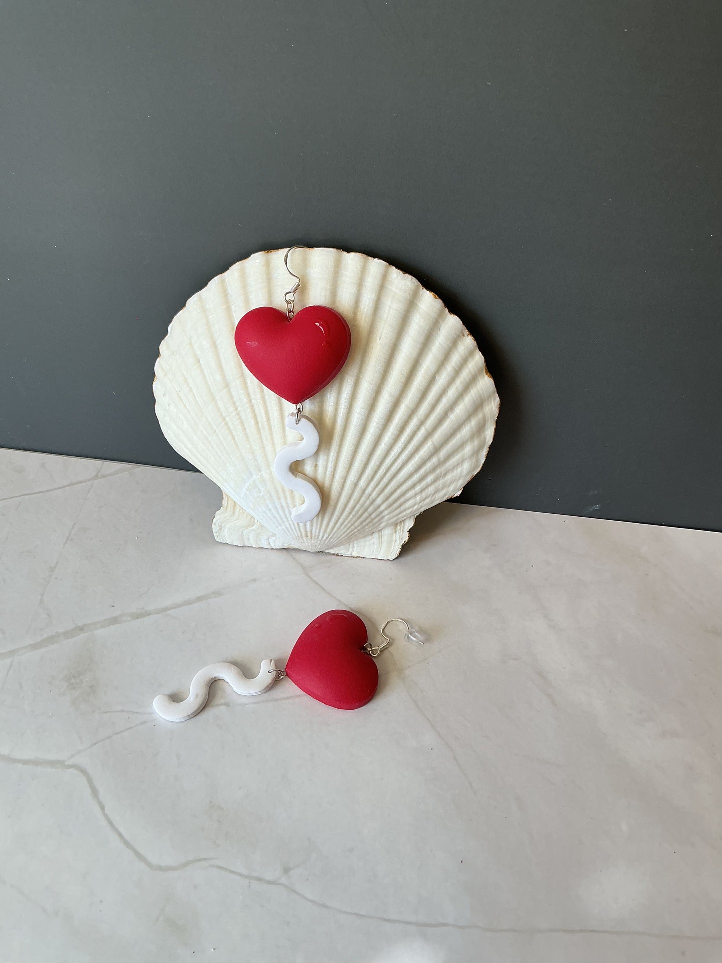 Heart Balloon Earrings