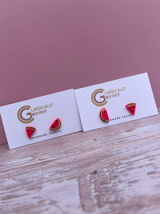 Watermelon Mini Studs