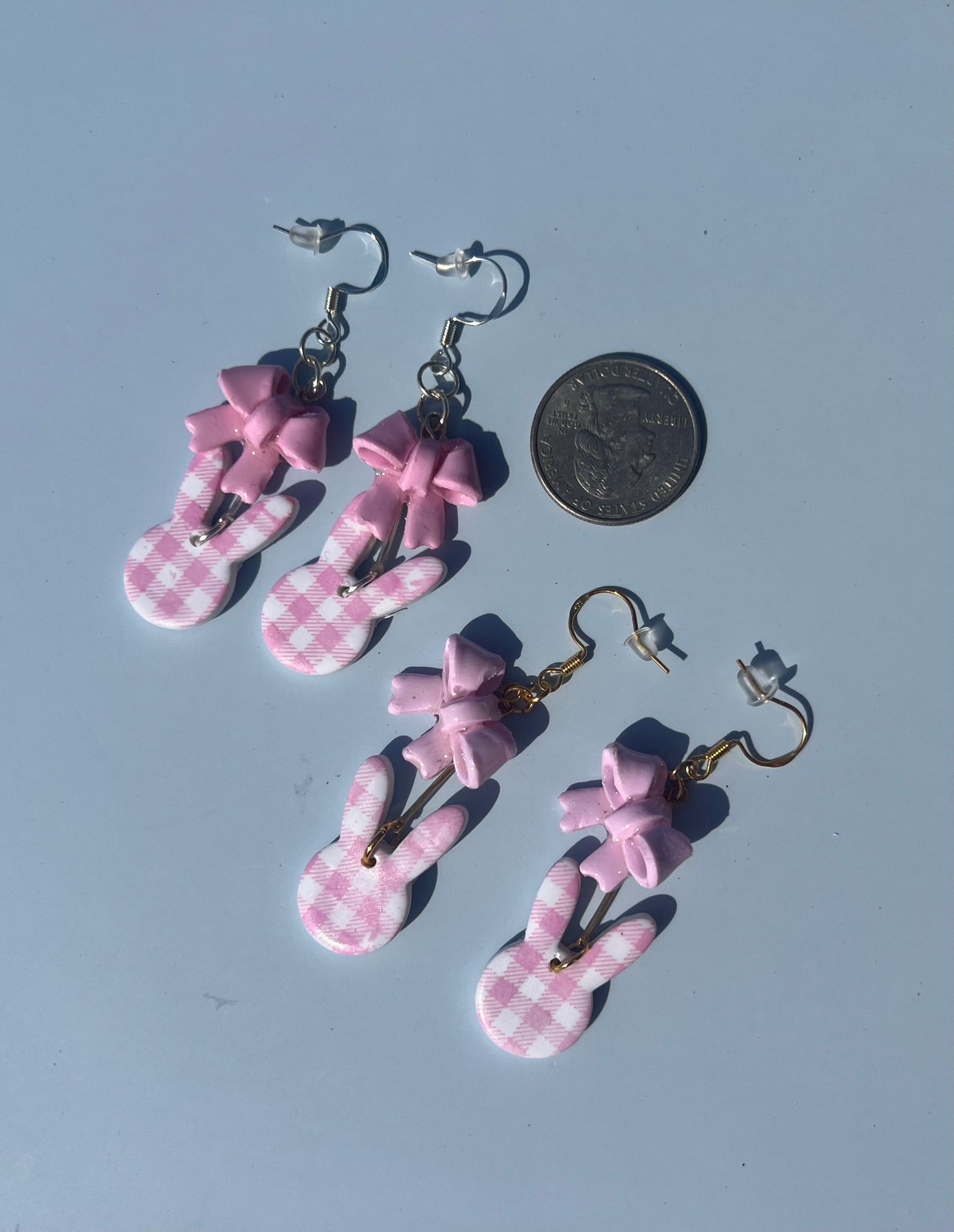 Bright Pink Bunny Dangle