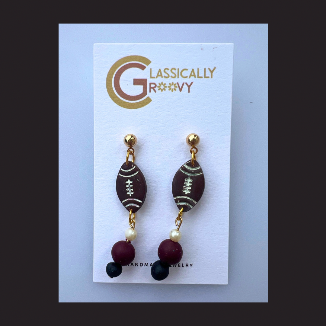 Football Team Earrings