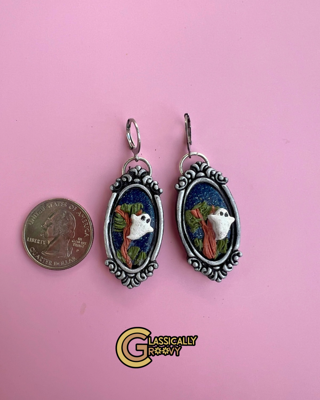 Ghost Frame Earrings