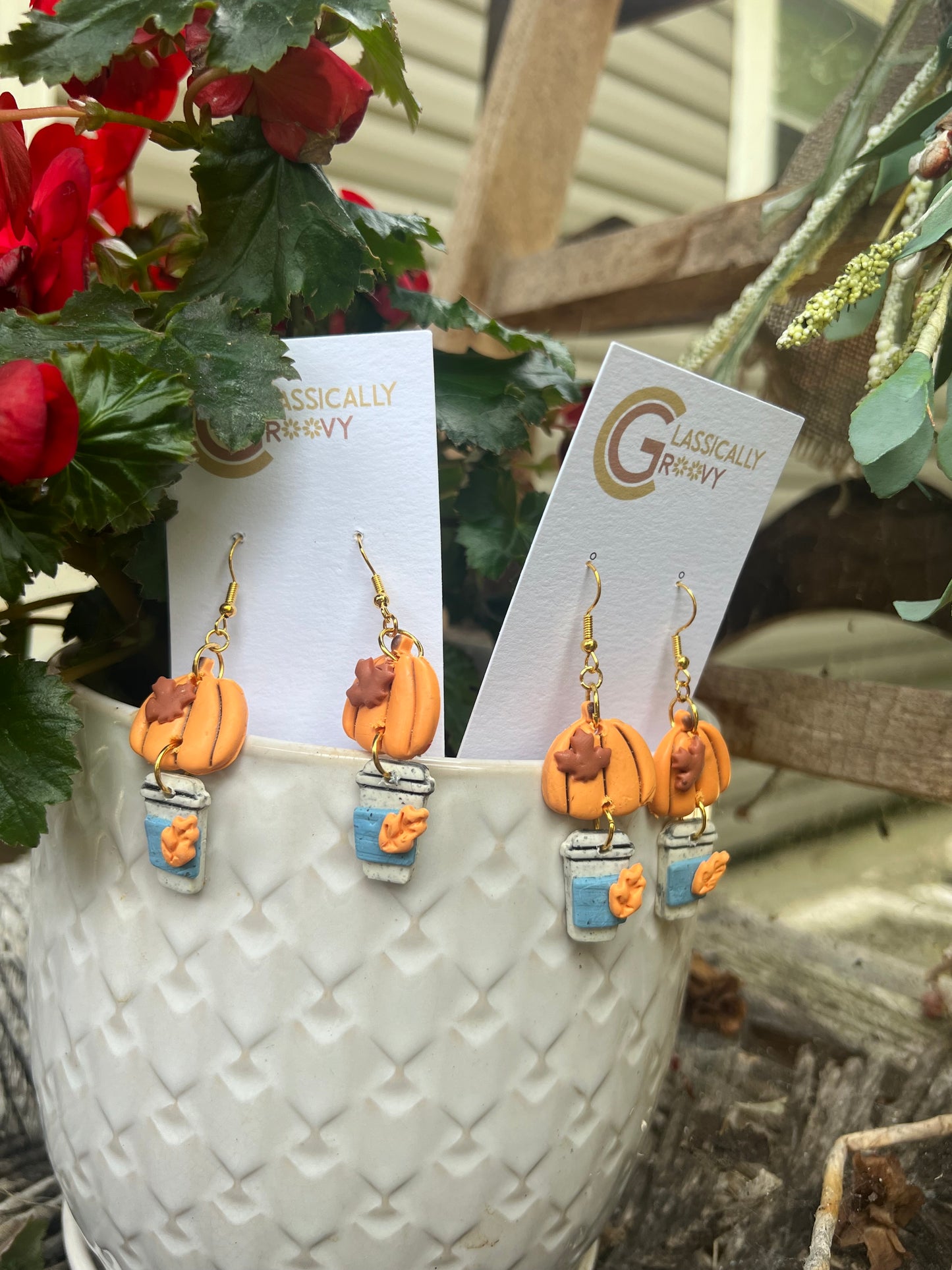 Pumpkin Spice Earrings