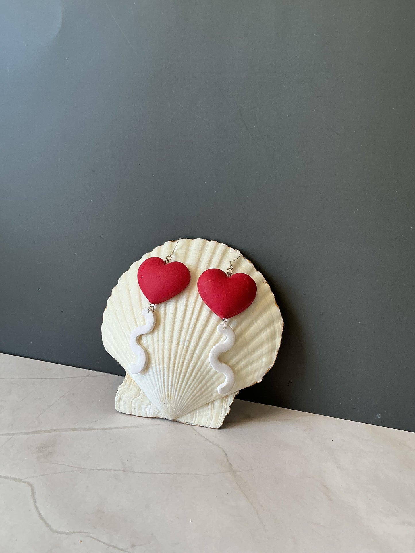 Heart Balloon Earrings