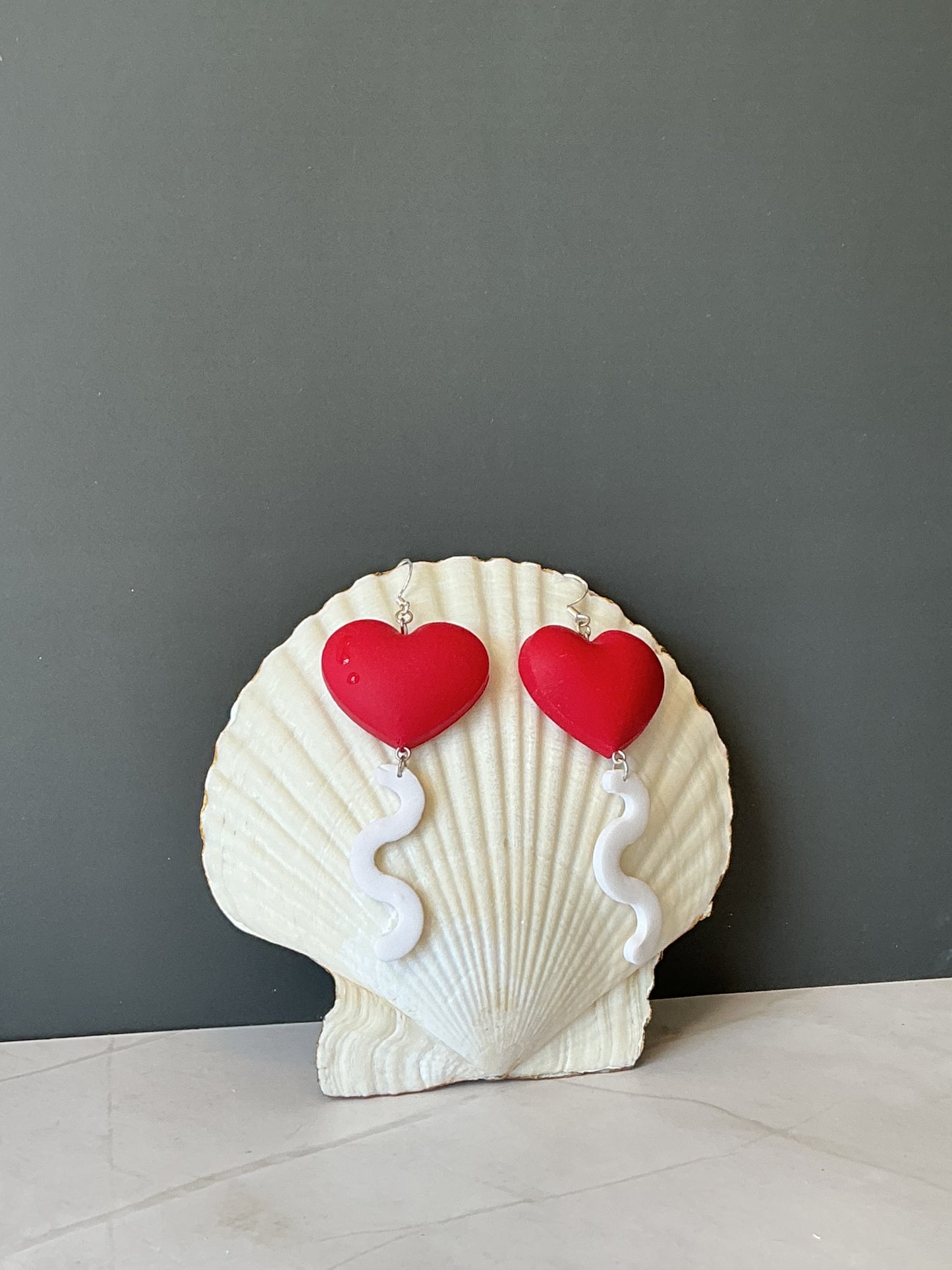 Heart Balloon Earrings