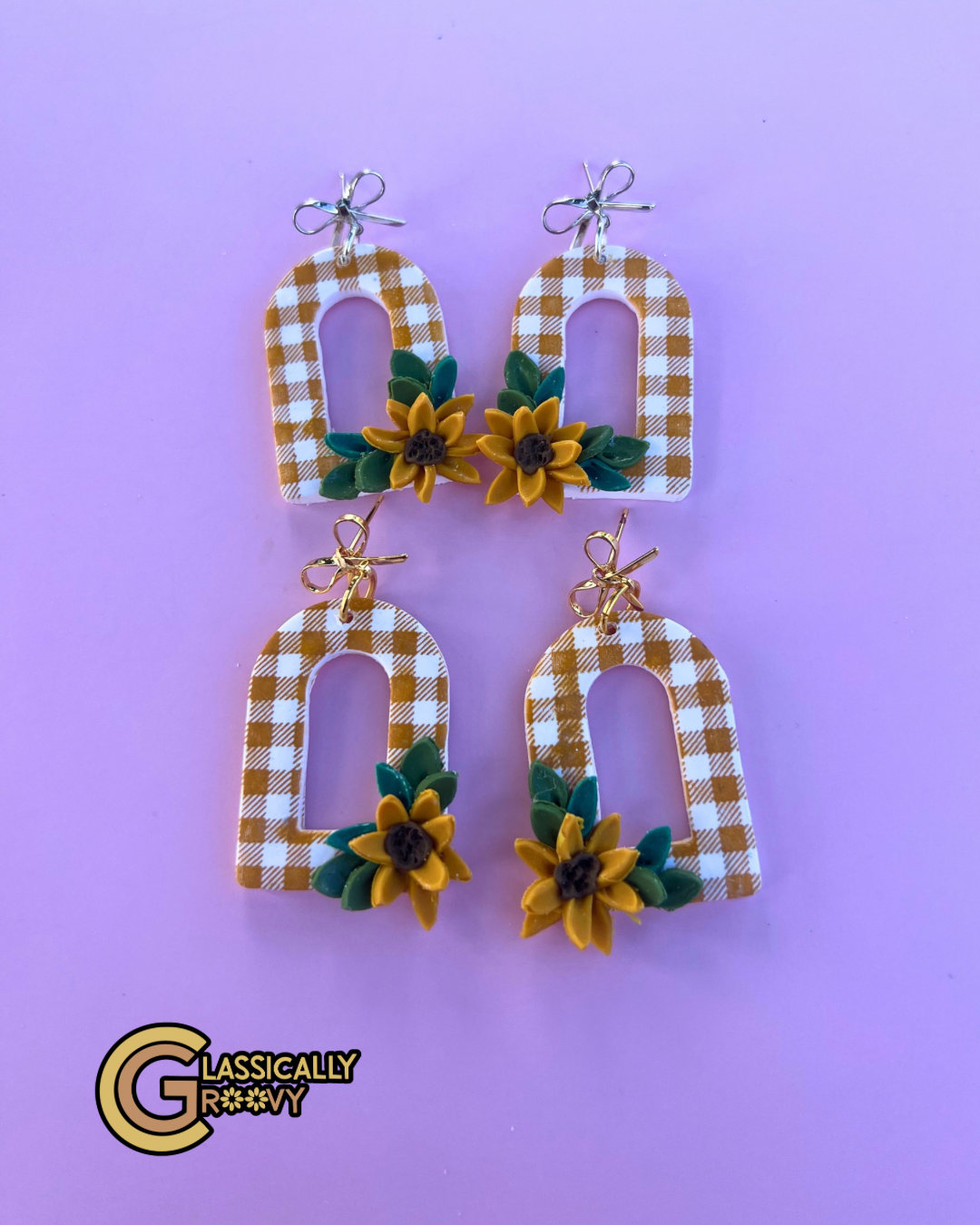 Sunflower Picnic Earrings